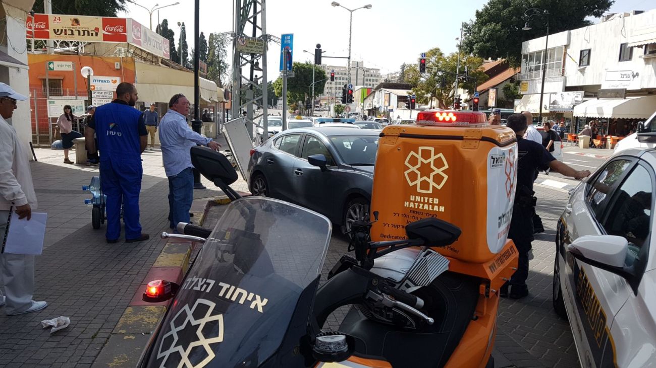 פצועים בתאונה ברחוב בנימין - BE106 חדשות רחובות