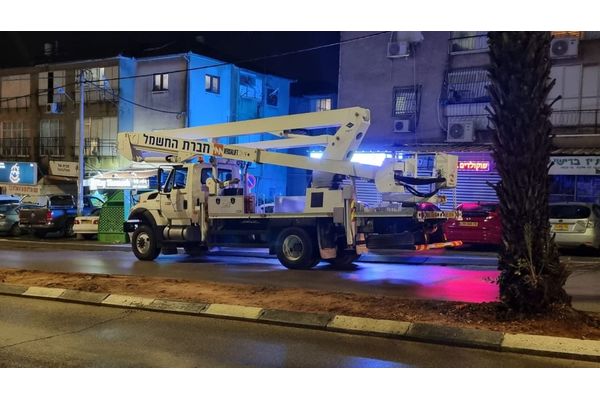 העבודות שהתקיימו ברחוב וייצמן