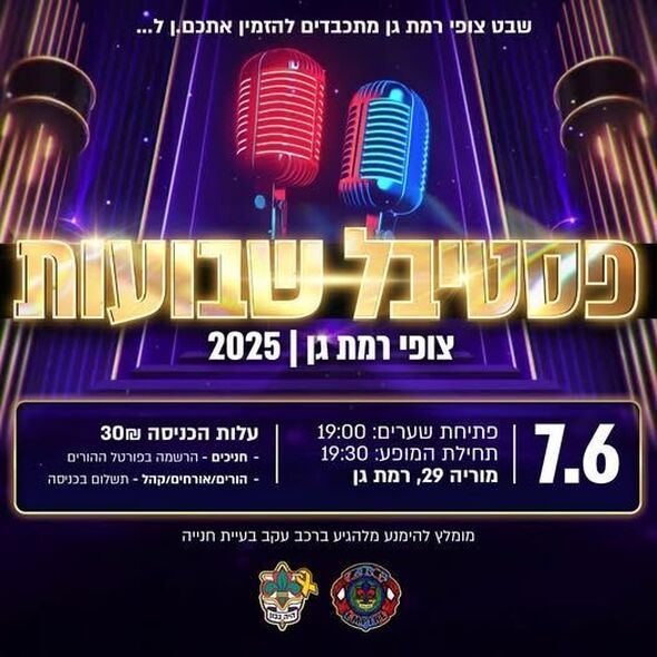 צילום מתוך דף הפייסבוק שבט צופי רמת - גן