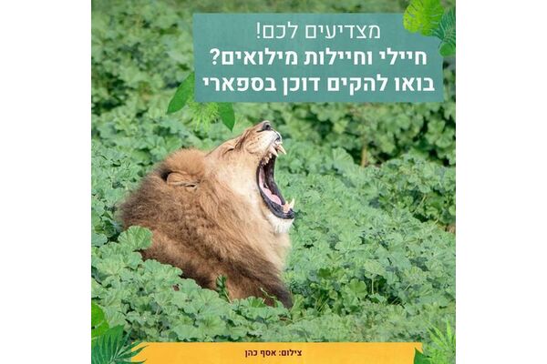 צילום מתוך דף הפייסבוק ספארי רמת גן
