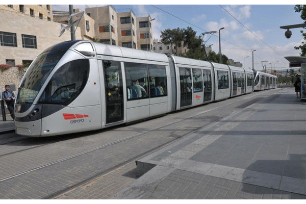 צילום - סיטיפס הרכבת הקלה בירושלים