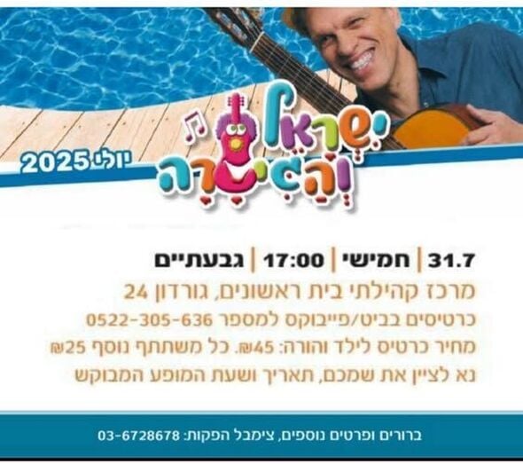 צילום מתוך דף הפייסבוק בית ראשונים עיריית גבעתיים
