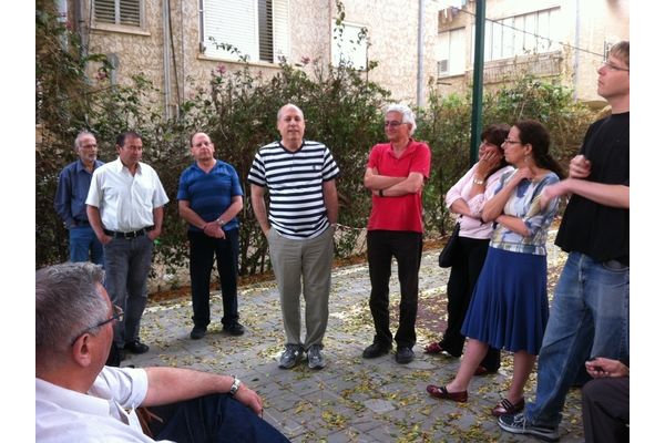 כנס המחאה הראשון של התושבים בחודש מרץ