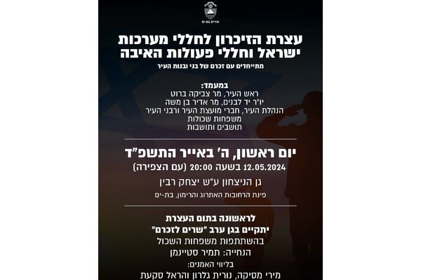 צילום מתוך דף הפייסבוק עיריית בת ים