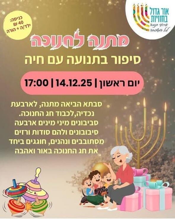 צילום מתוך דף הפייסבוק חוויות רחובות החדשה -שוויץ