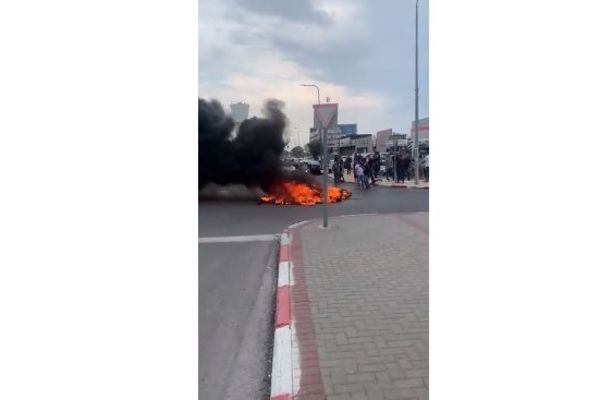 תמונה מהפגנת הסוחרים הקודמת בראשון לציון