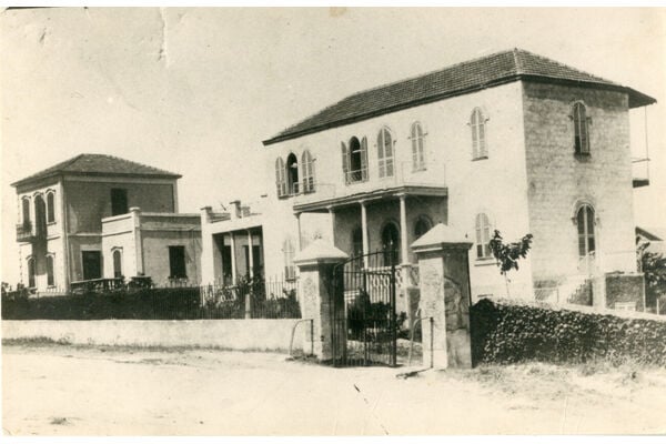 בית משפחת זקס ההיסטורי. קרדיט ארכיון לתולדות רחובות