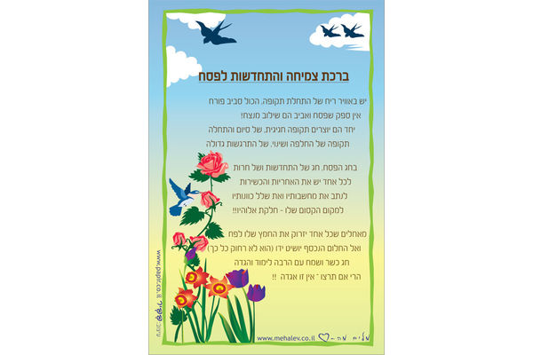 המרכז ליעוץ וטיפול במשפחה מאחל לכל בית ישראל: חג ש