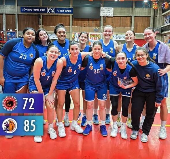 צילום מועדון כדורסל נשים מכבי עירוני רמת-גן
