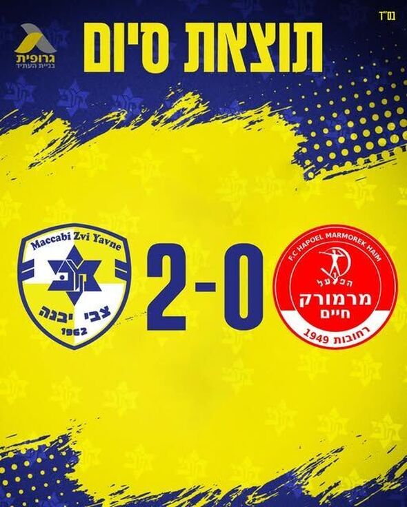 צילום מתוך דף הפייסבוק מכבי יבנה