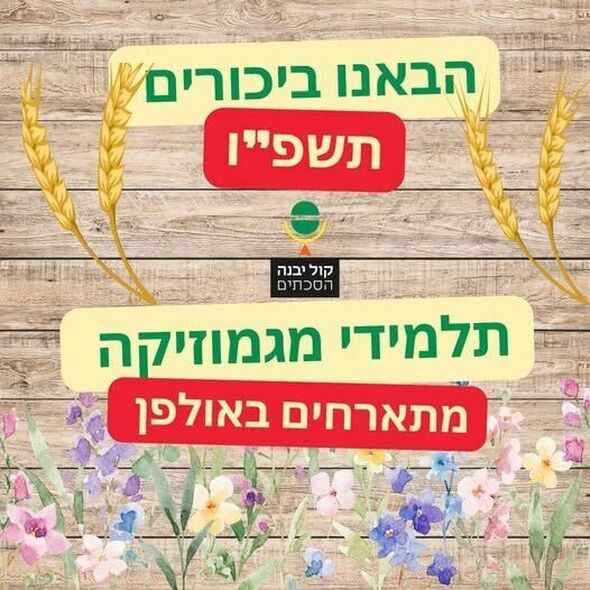 צילום מתוך דף הפייסבוק קרית החינוך ע"ש גינסבורג