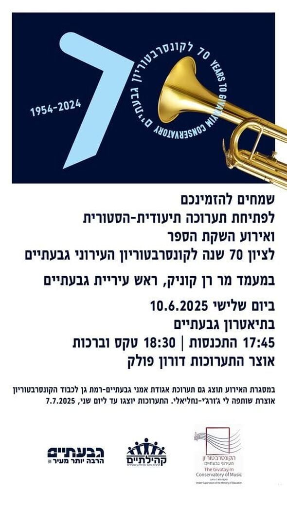 צילום מתוך דף הפייסבוק הקונסרבטוריון העירוני