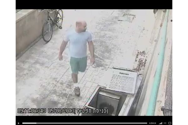 החשוד לפי הסרטון