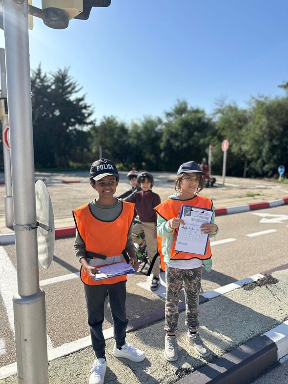 צילום: המרכז לבטיחות בדרכים בת-ים, בי"ס יגאל אלון