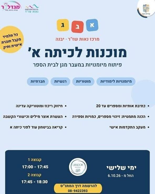 צילום מתוך דף הפייסבוק מרכז קהילתי נאות שז"ר