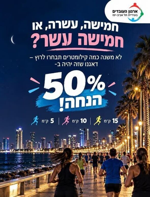 צילום מתוך דף הפייסבוק ארגון העובדים בעיריית תל אביב-יפו