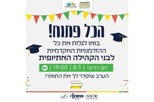 צילום מתוך דף הפייסבוק הפלטפורמה מרכז צעירים רחובות