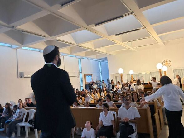 צילום מתוך דף הפייסבוק בית חינוך חמ"ד אמונים גבעתיים