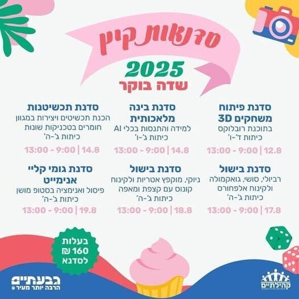 צילום מתוך דף הפייסבוק מרכז קהילתי שדה בוקר