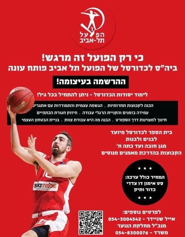 הפייסבוק הפועל אוסישקין תל אביב - מחלקת הנוער