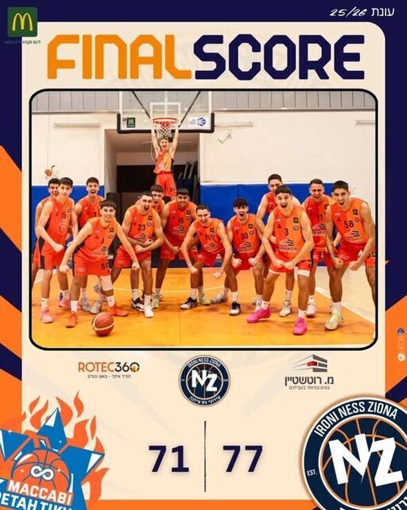 עירוני נס ציונה - מחלקת הנוער