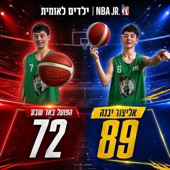 צילום מתוך דף הפייסבוק אליצור יבנה כדורסל הדף הרשמי