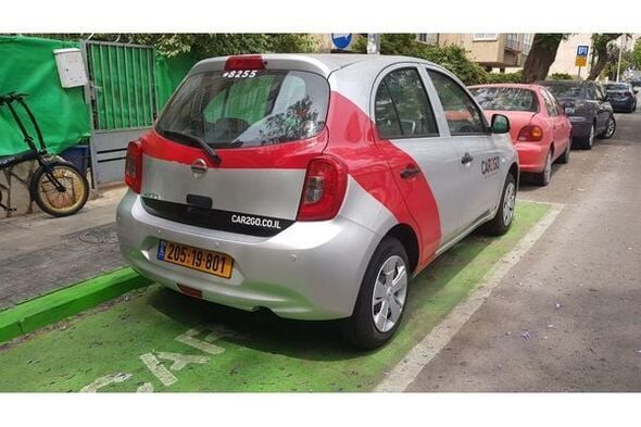 צילומים: מיזם car2go שפעל בעיר