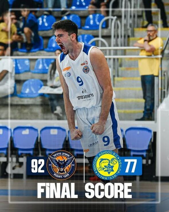 צילום מתוך דף הפייסבוק מועדון כדורסל מכבי רחובות