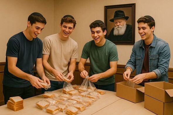 צילום מתוך דף הפייסבוק בית חב"ד ארגמן נס ציונה