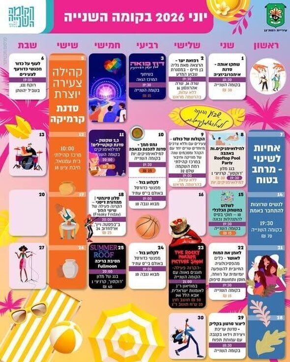 צילום מתוך דף הפייסבוק הקומה השנייה - Koma2