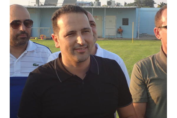 אלדד פרי באירוע פתיחת אימון מכבי שעריים