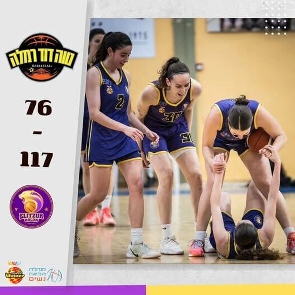 צילום מתוך דף הפייסבוק מועדון הכדורסל אליצור חולון - Elitzur Holon BC