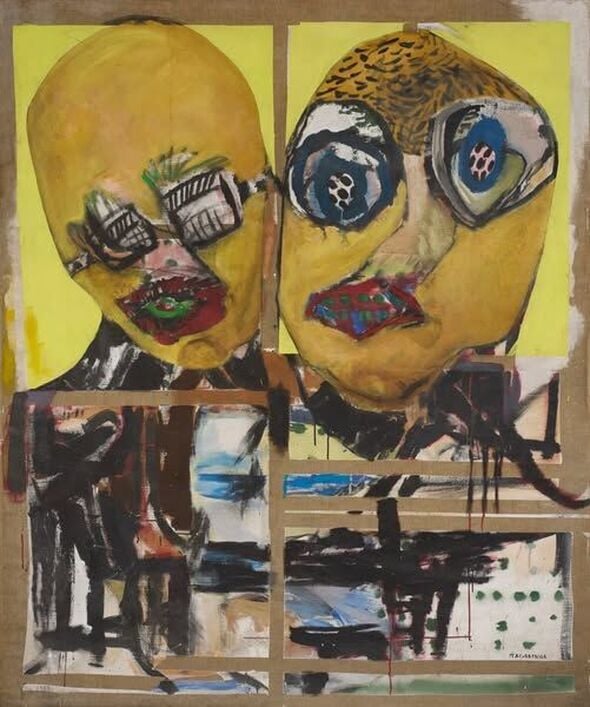 צילום:איטה גרטנר, ללא כותרת, אקריליק על בד, 1984