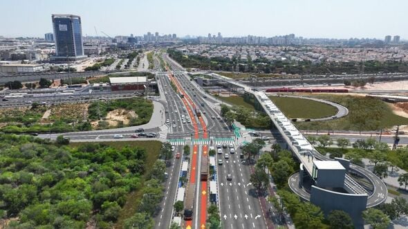 הדמיית אזור מתחם האלף מערב העיר