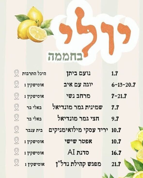 צילום מתוך דף הפייסבוק החממה מרכז צעירים פתח תקוה