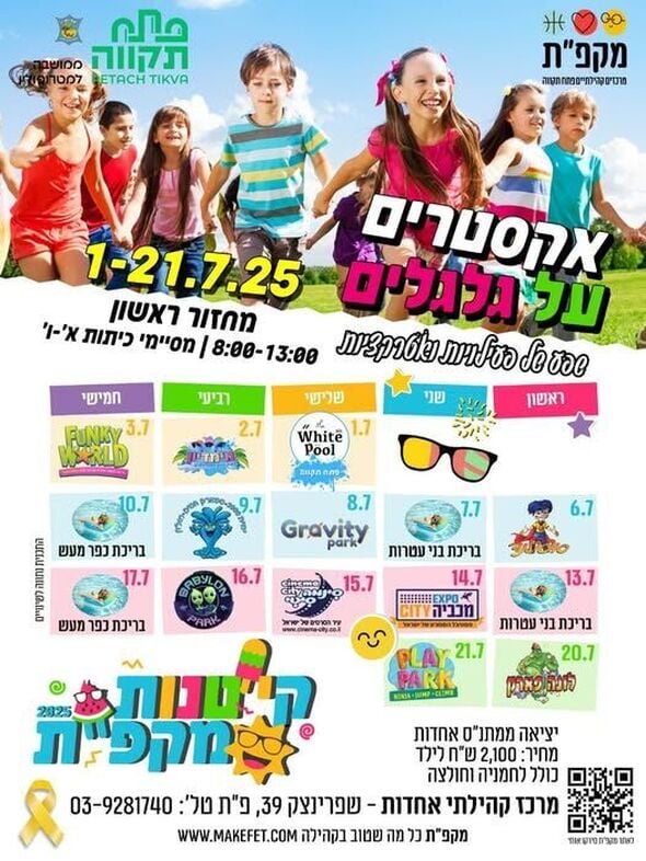 צילום מתוך דף הפייסבוק מרכז קהילתי אחדות פתח תקווה
