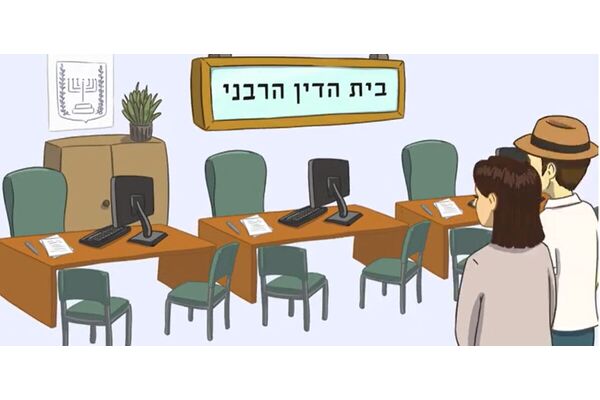 צילום מסך בתי דין רבניים