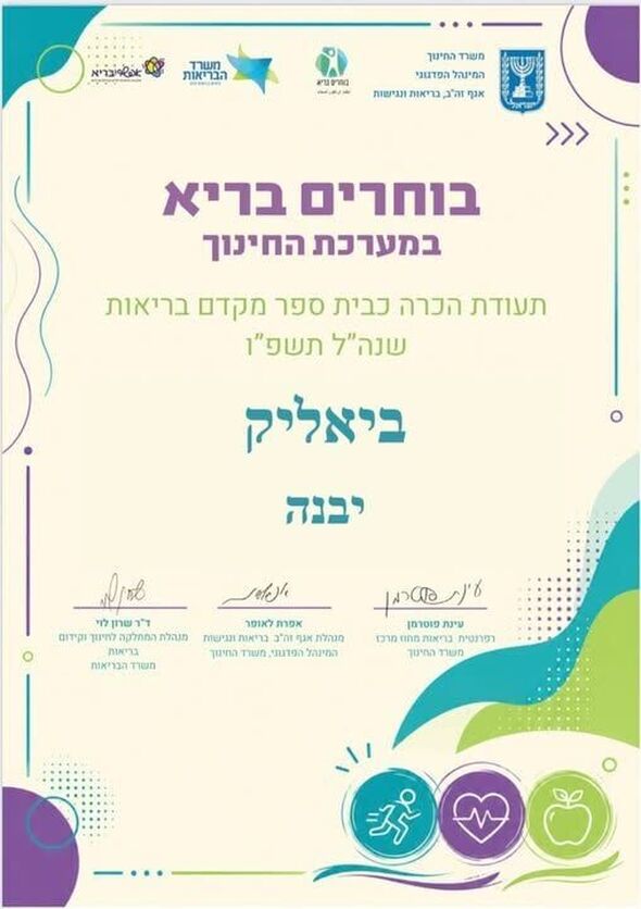 צילום מתוך דף הפייסבוק בית ספר ביאליק לטבע ולמדעים