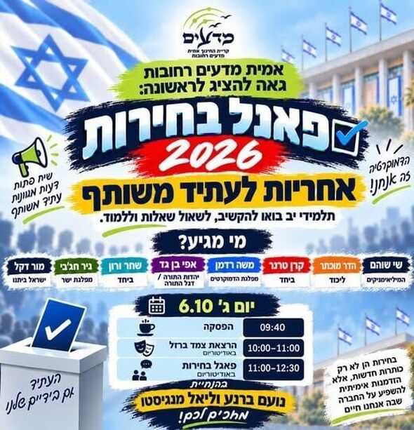 צילום מתוך דף הפייסבוק קריית החינוך אמית למדעים רחובות