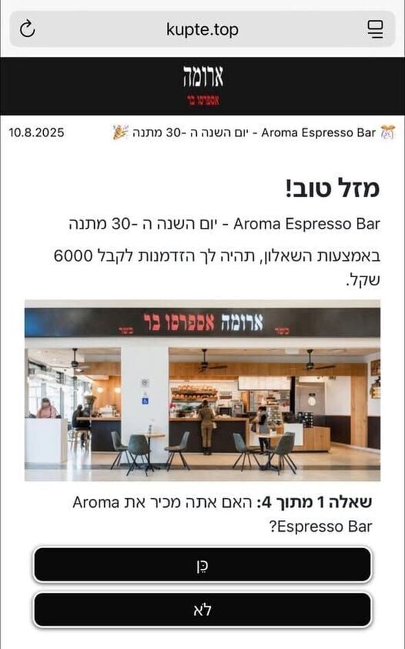תמונת העמוד המתחזה