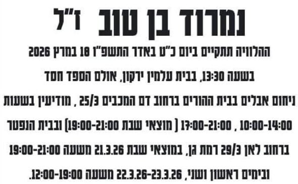 צילום מתוך דף הפייסבוק תיכון שמיר תל אביב