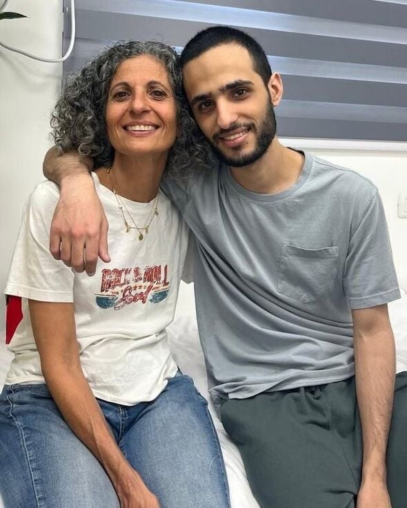 תמונה מיום חזרתו - באדיבות המשפחה