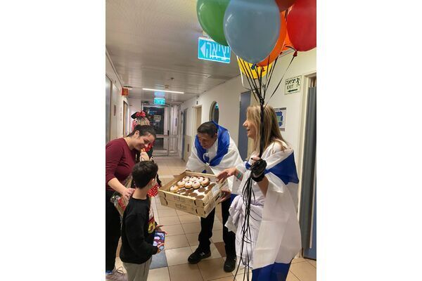 פעילות המתנדבים בחנוכה האחרון