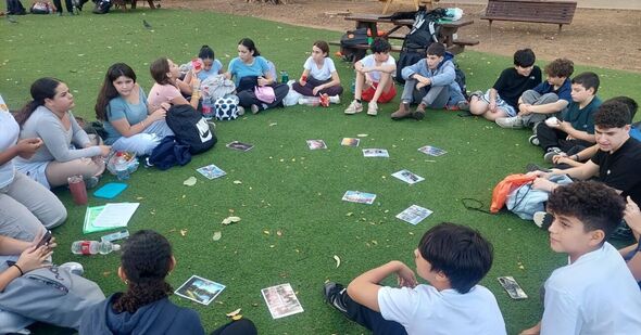 צילום מתוך דף הפייסבוק מחוז תל אביב - משרד החינוך