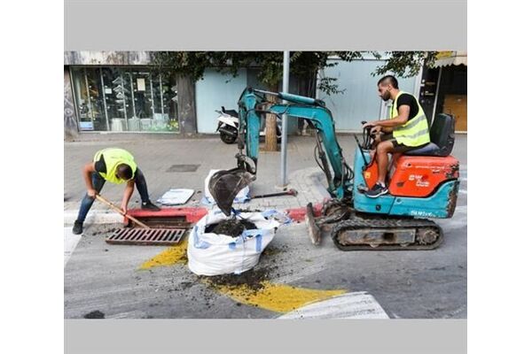 צילומים: ניקוי קולטנים ברחבי העיר,מובל הלחי בור הדחיקה,הגדלת מובל ארלוזורוב