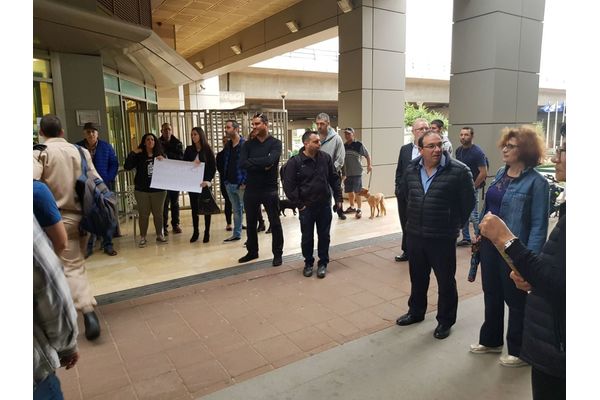 ההפגנה ברכבת לפני שבועיים