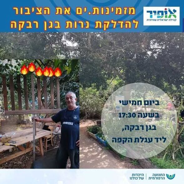 צילום מתוך דף הפייסבוק קהילה ישראלית שוויונית