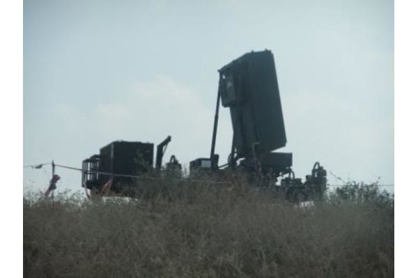 סוללת כיפת ברזל שהוצבה השבוע ברחובות