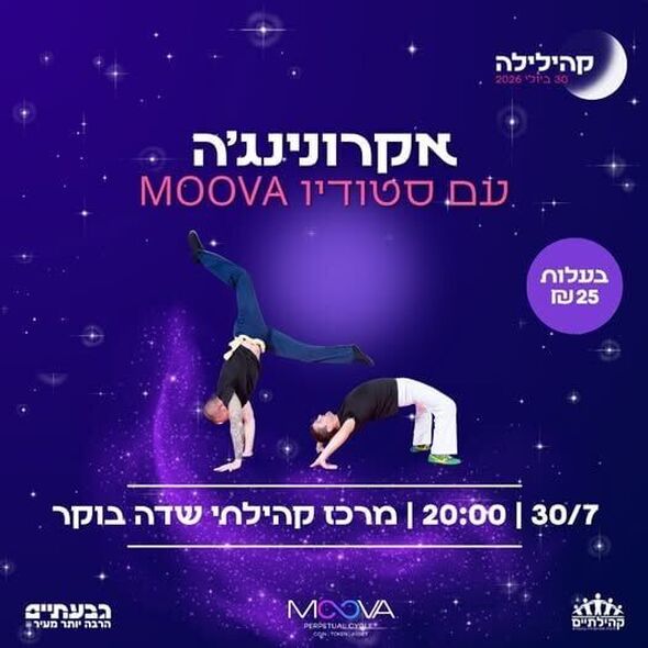 צילום מתוך דף הפייסבוק מרכז קהילתי שדה בוקר