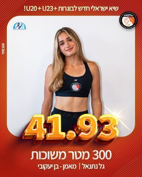 צילום מתוך דף הפייסבוק מועדון אתלטיקה מכבי  ראשל"צ
